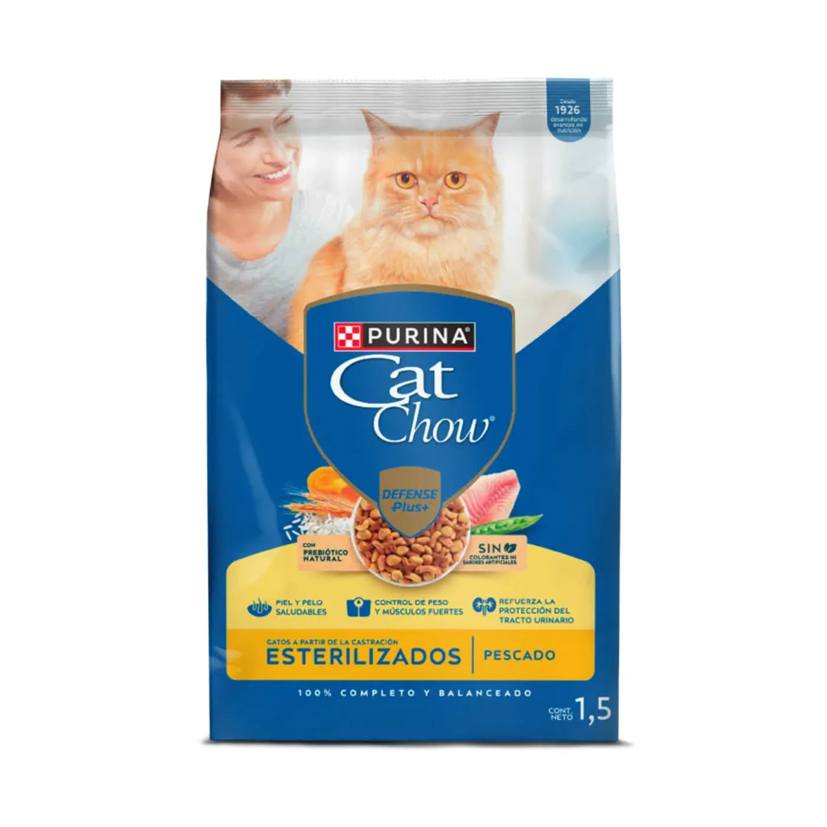 Alimento Purina Cat Chow Esterilizados para Gato 1.5 kg