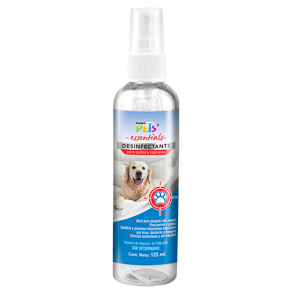 Desinfectante de Cojinetes Para Perros y Gatos 125ml
