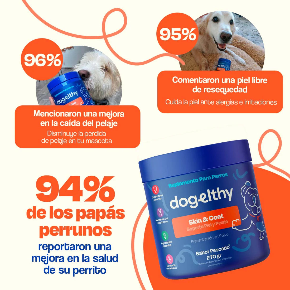 Suplemento Skin & Coat