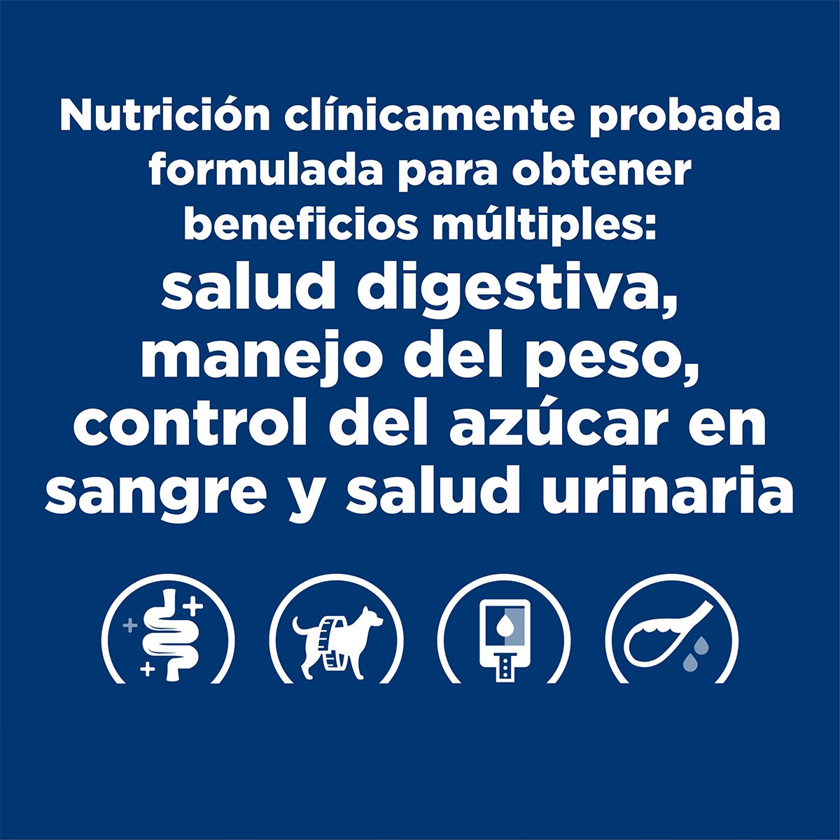 Alimento Hill's Prescription Diet w/d Multi-Beneficios Para Perro Lata 370g