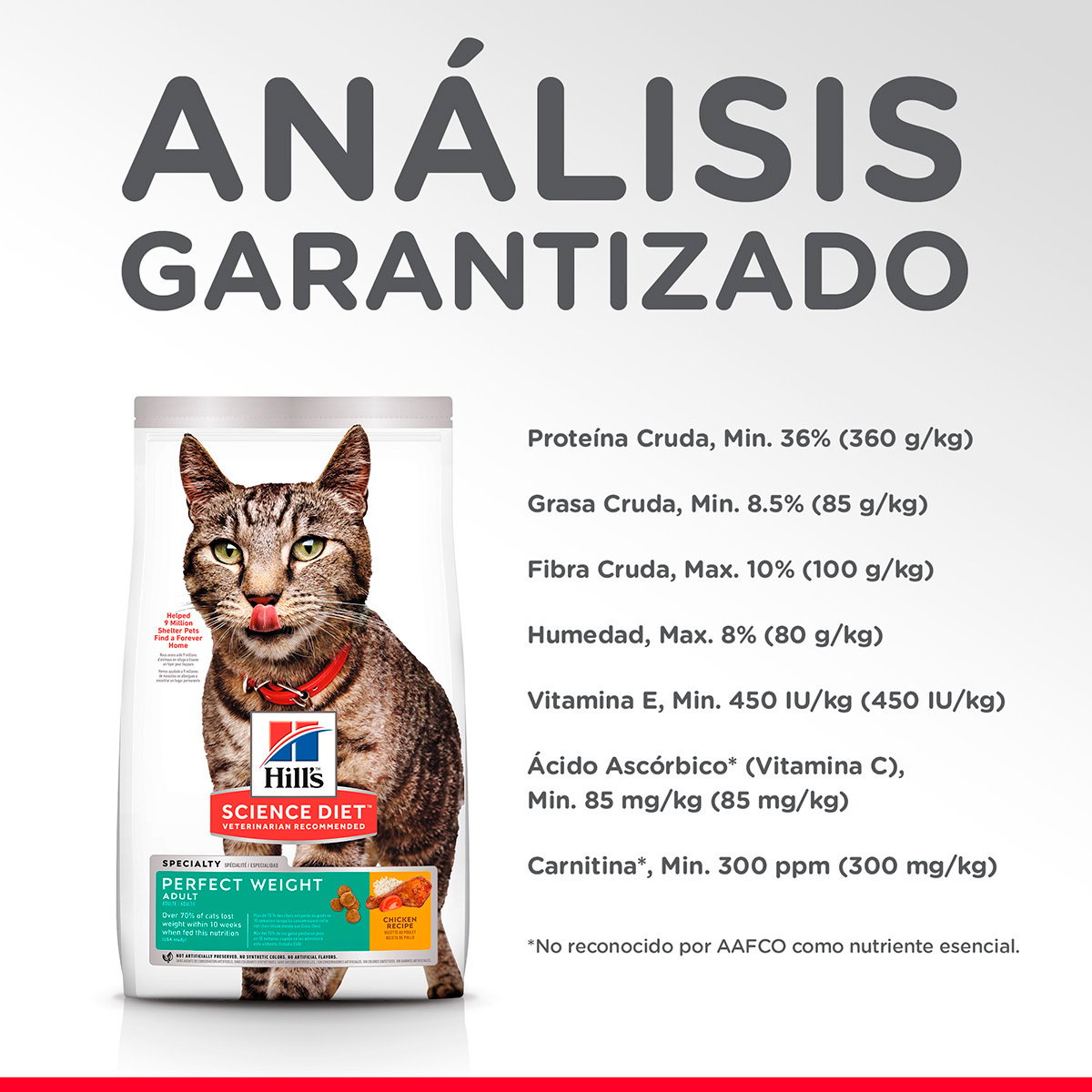 Alimento Hill's Science Diet Adulto Peso Perfecto Para Gato (UNICAMENTE BAJO PEDIDO)