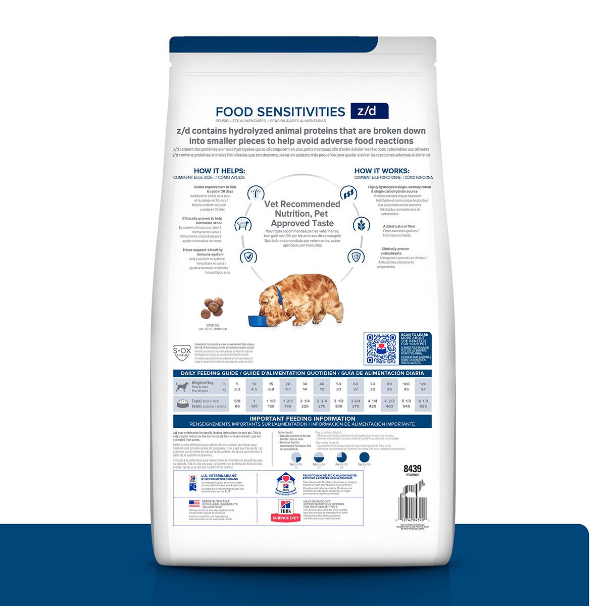 Alimento Hill's Prescription Diet z/d Sensibilidad Alimenticia Para Perro