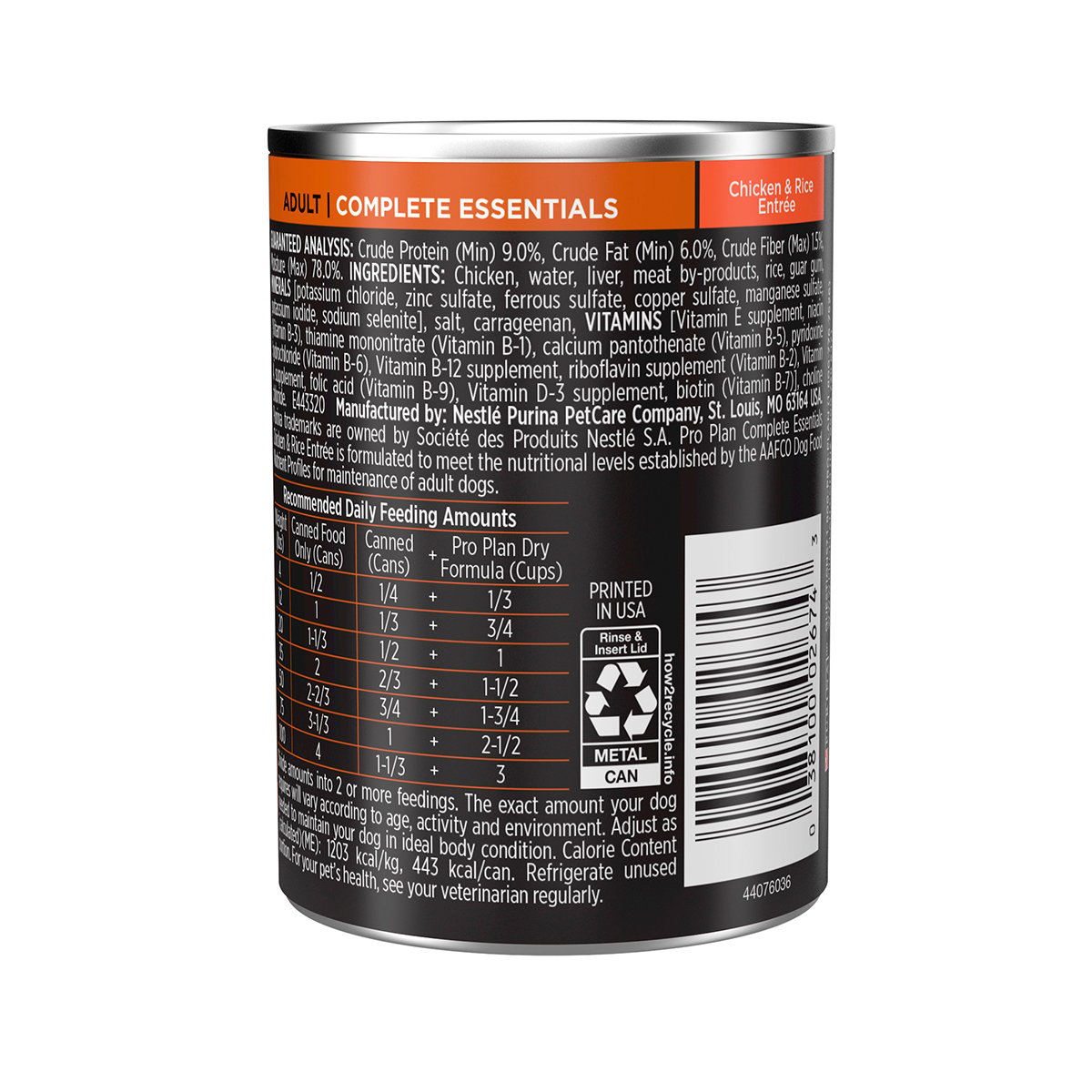 Alimento Pro Plan Para Perro Adulto Lata 368g