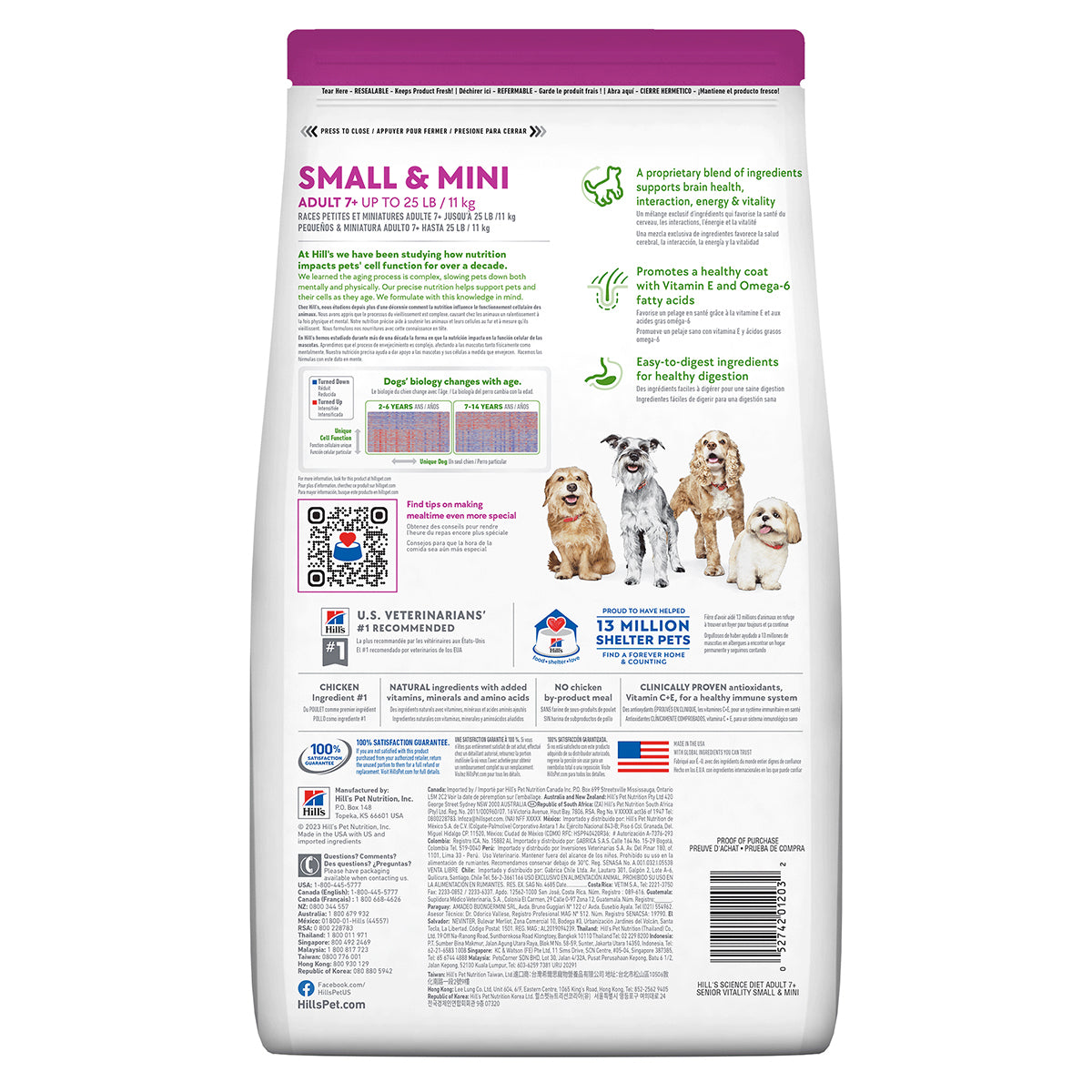Alimento Hill's Science Diet Senior Vitality Small Bites