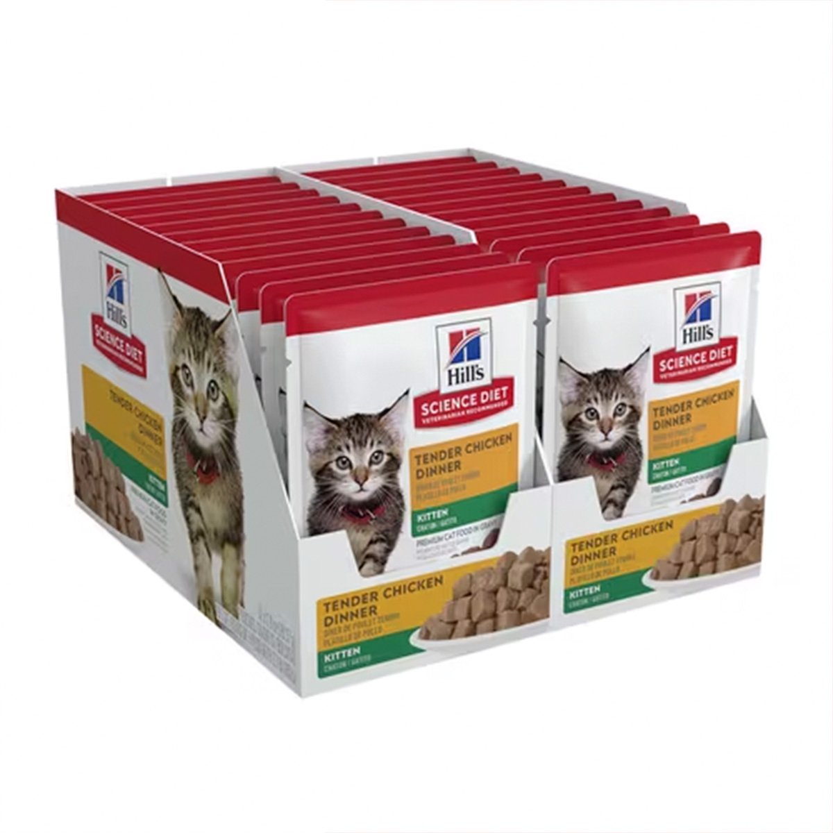 Hill's Science Diet Alimento Húmedo para Gatito Receta Pollo Trocitos en Salsa, 79 g