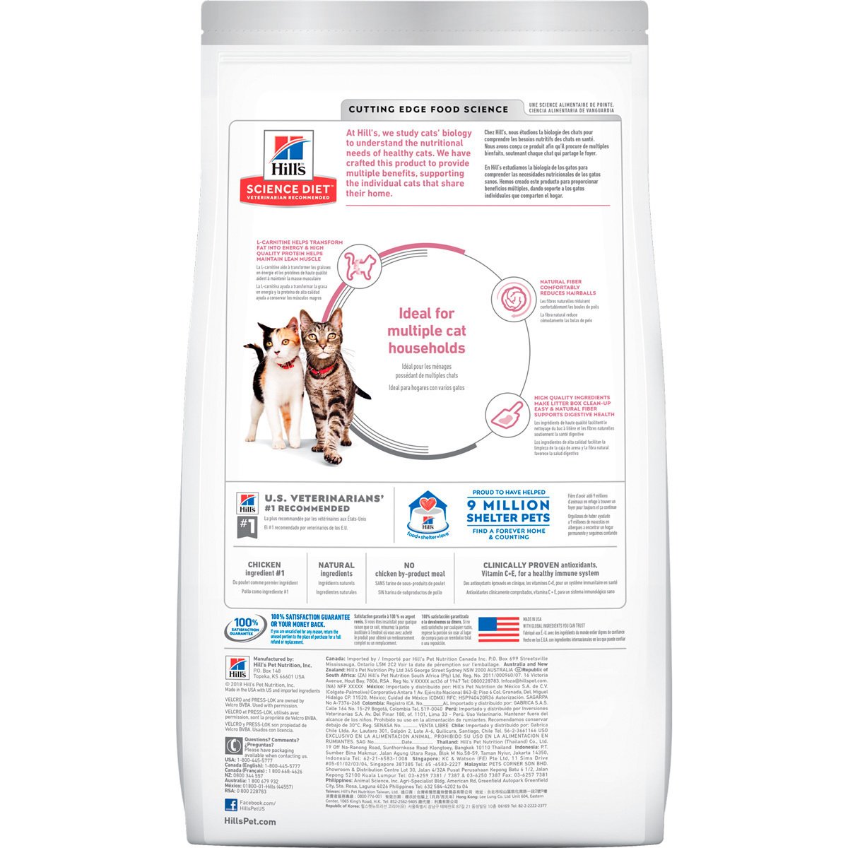 Alimento Hill's Science Diet Original Adulto Multi Beneficios Para Gato (UNICAMENTE BAJO PEDIDO)
