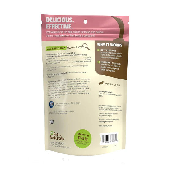 Pet Naturals Daily Probiotic Para Perros 60 Masticables