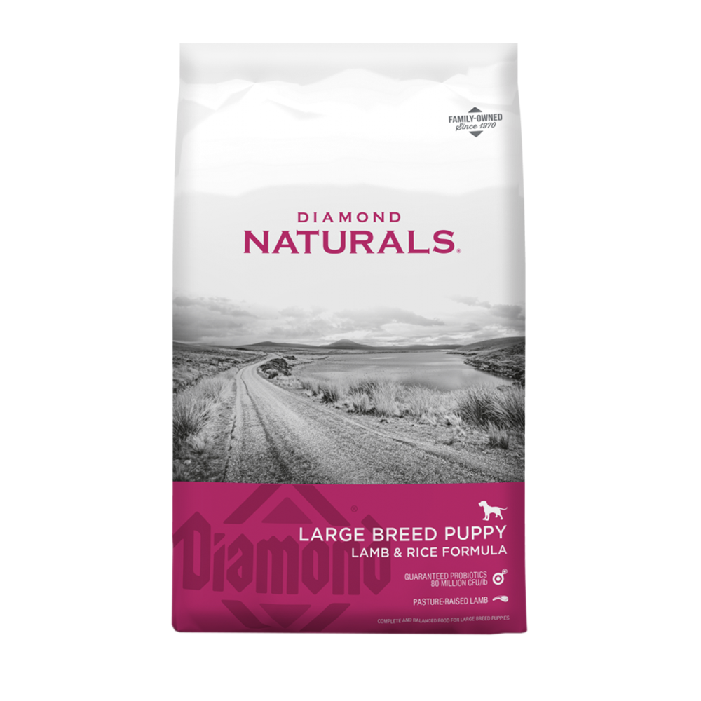 Alimento Diamond Naturals Cordero y Arroz Cachorro Razas Grandes 18.14 KG (UNICAMENTE BAJO PEDIDO)