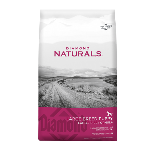 Alimento Diamond Naturals Cordero y Arroz Cachorro Razas Grandes 18.14 KG (UNICAMENTE BAJO PEDIDO)