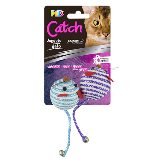 Juguete Pelota de Raton Catch - 2 Pz