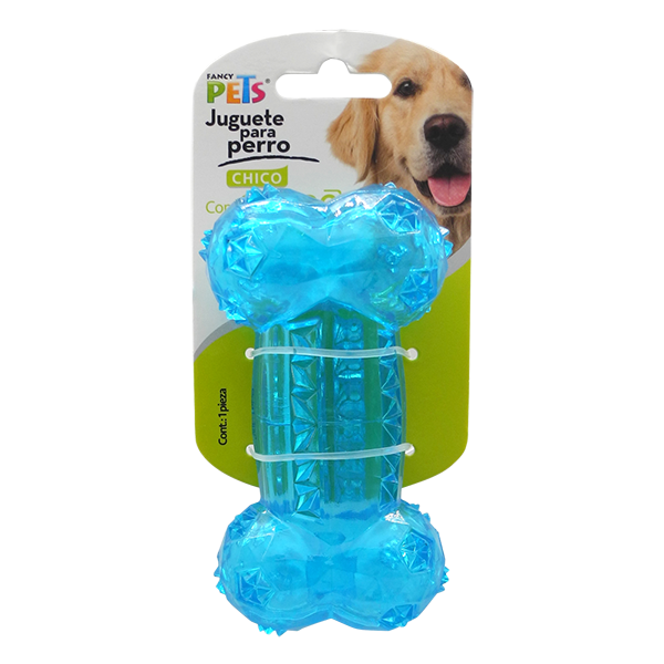 Juguete Fancy Pets Hueso Prisma Con Sonido