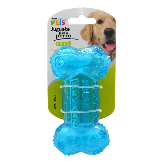 Juguete Fancy Pets Hueso Prisma Con Sonido