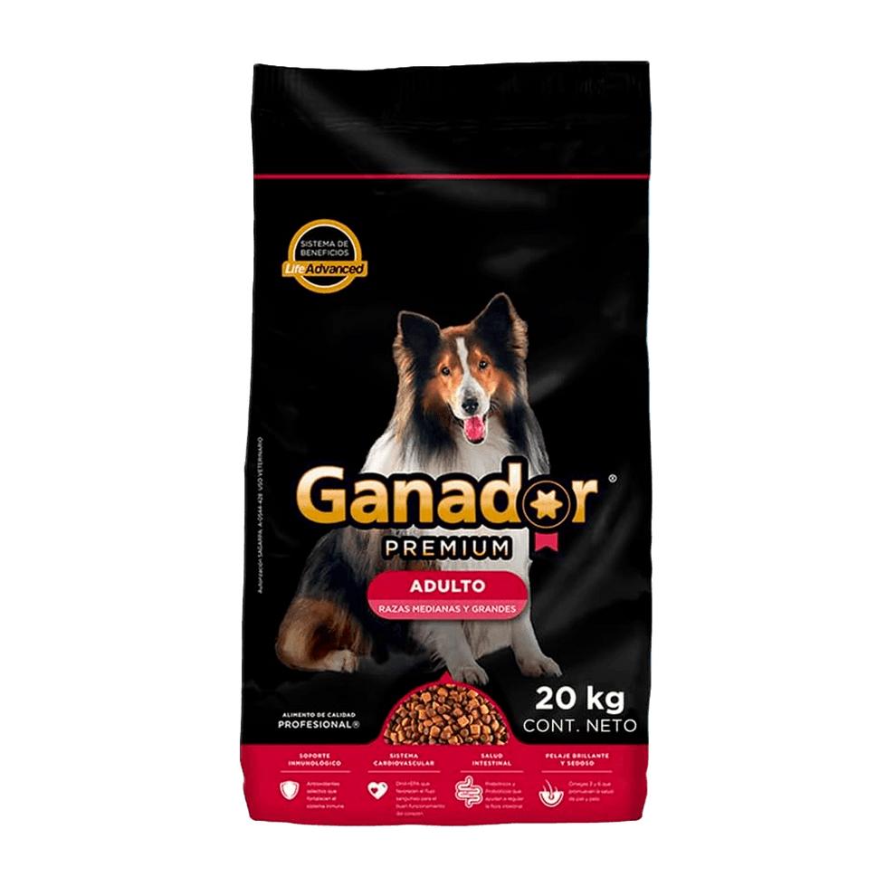 Ganador Premium Adulto Razas Medianas y Grandes 22 kg