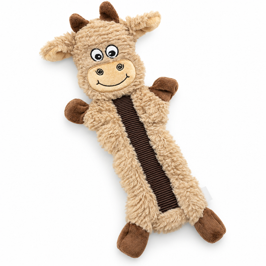 Cool Bao Bao — Vaca beige de peluche alargado