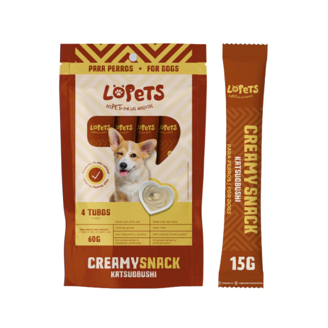Creamy Snack Lopets para Perro 60 GR