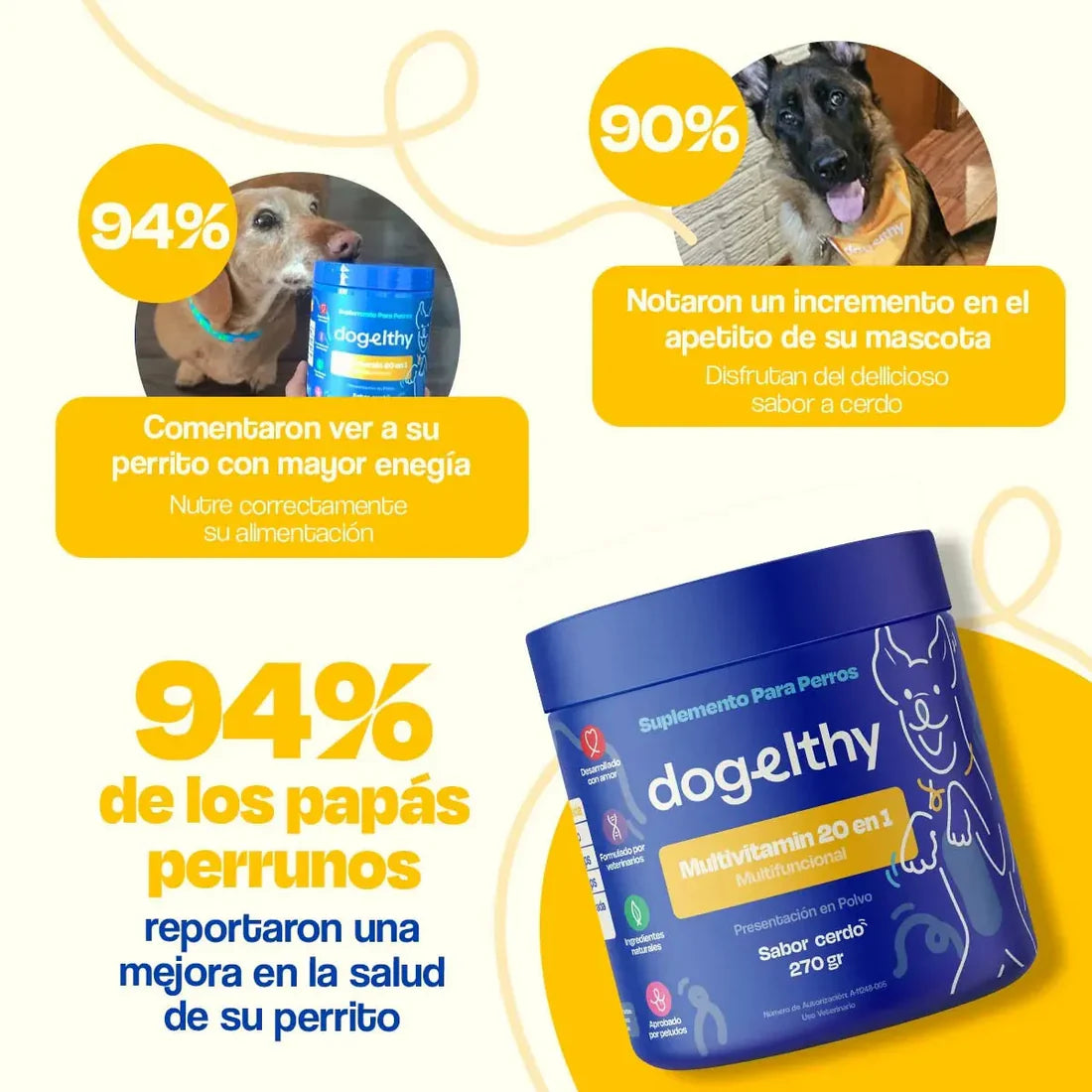 Suplemento Multivitamin 20 en 1