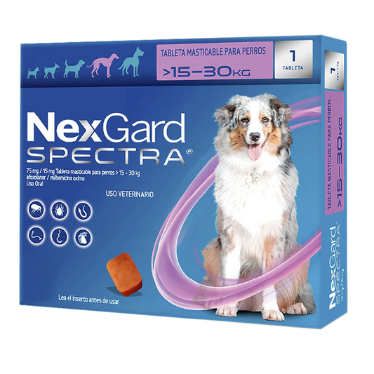 NexGard Spectra 1 Tab De 15.1 A 30 kg