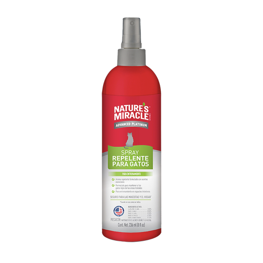 Spray Repelente Nature's Miracle Para Gato 236 ml