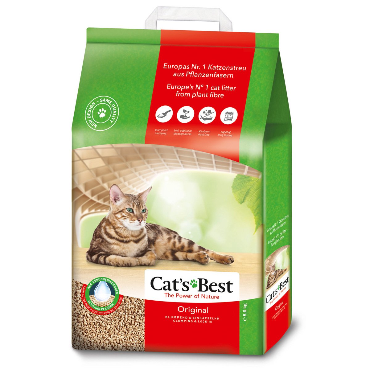 Arena Cat's Best Original Para Gato 17.2 kg