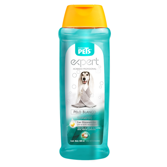 Shampoo Fancy Pets Expert Pelo Blanco 532ml