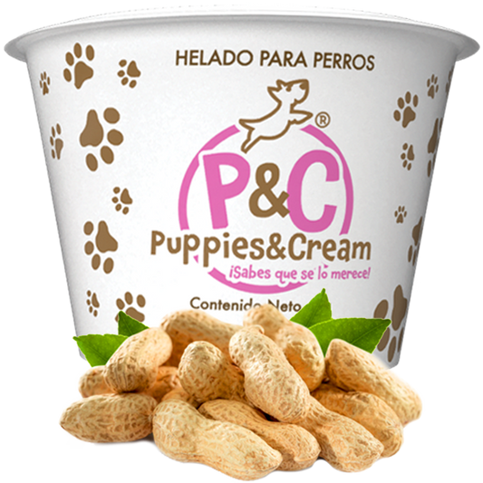 Helado Puppies&Cream Mantequilla de Cacahuate 30g