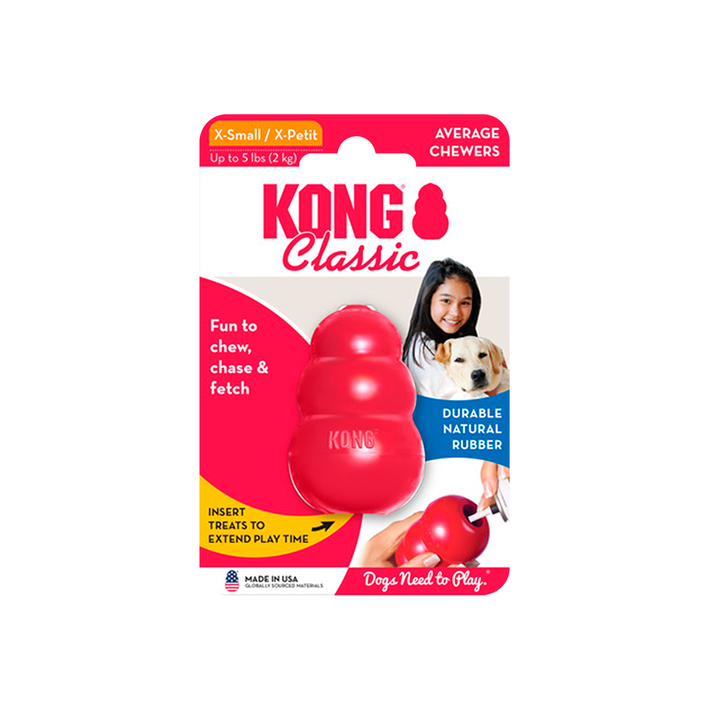 Juguete Kong Clásico Extra Chico Para Perro