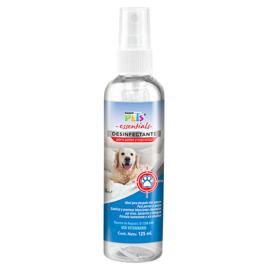 Desinfectante de Cojinetes Para Perros y Gatos 125ml