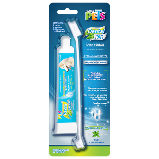 Kit Dental Fancy Pets Pasta y Cepillo Para Perro